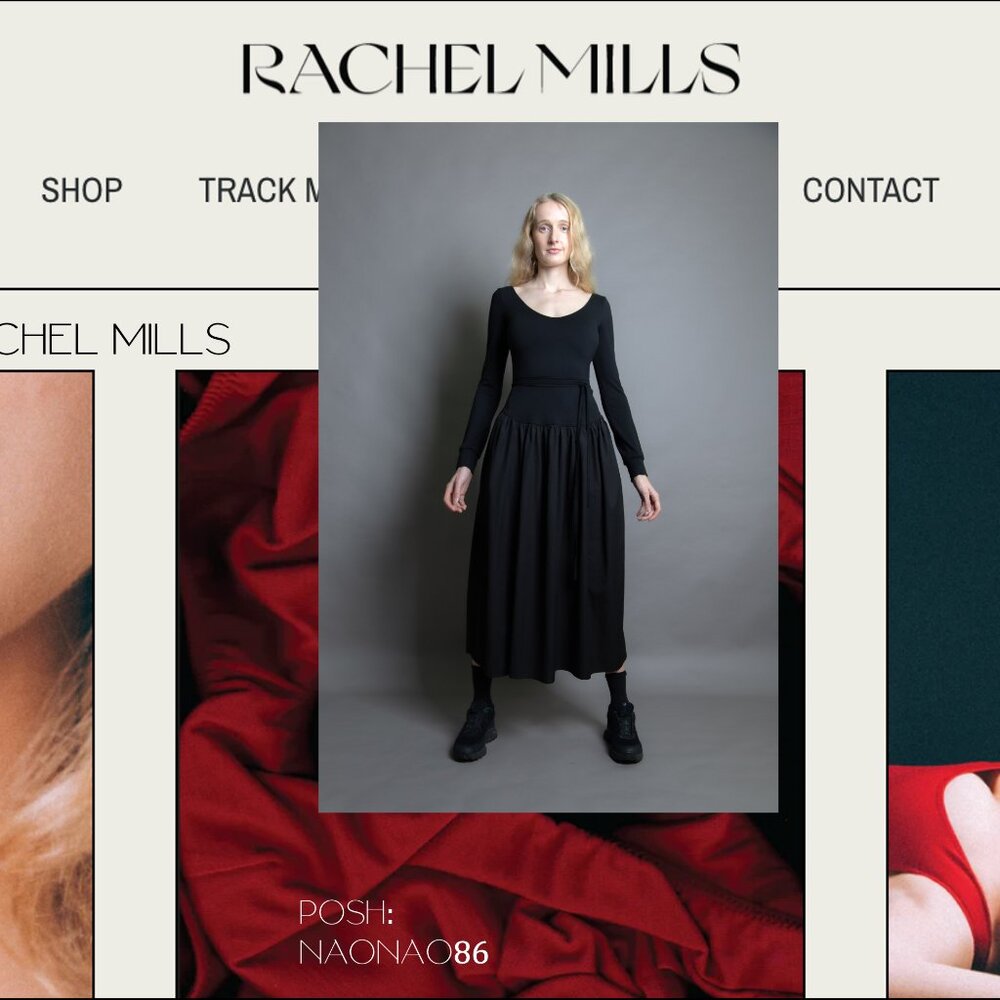 Rachel Mills L/S Office Maxi Dress - Black AU18 (US 14/16)